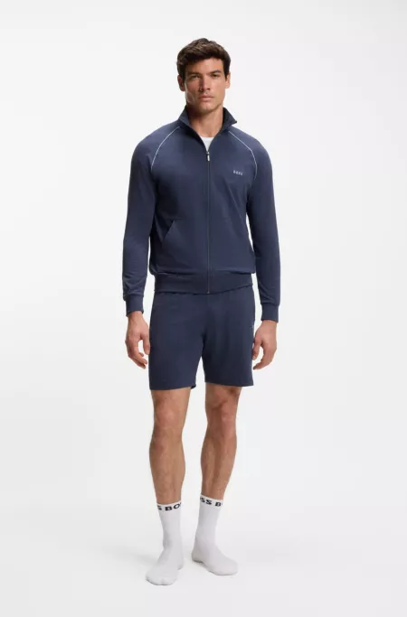 Stretch-cotton shorts