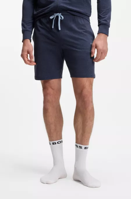 Stretch-cotton shorts