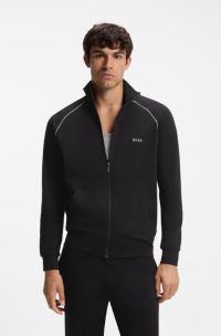 Stretch-cotton jacket, Black
