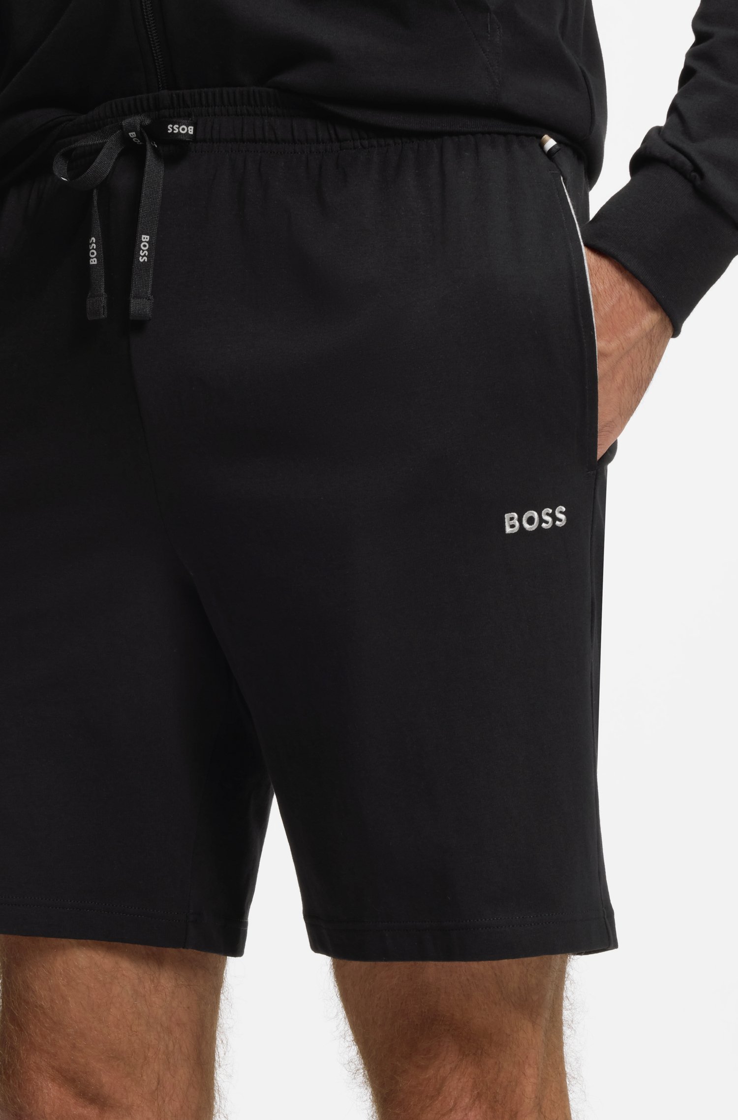 Boss Stretch-cotton shorts herr – bild 3
