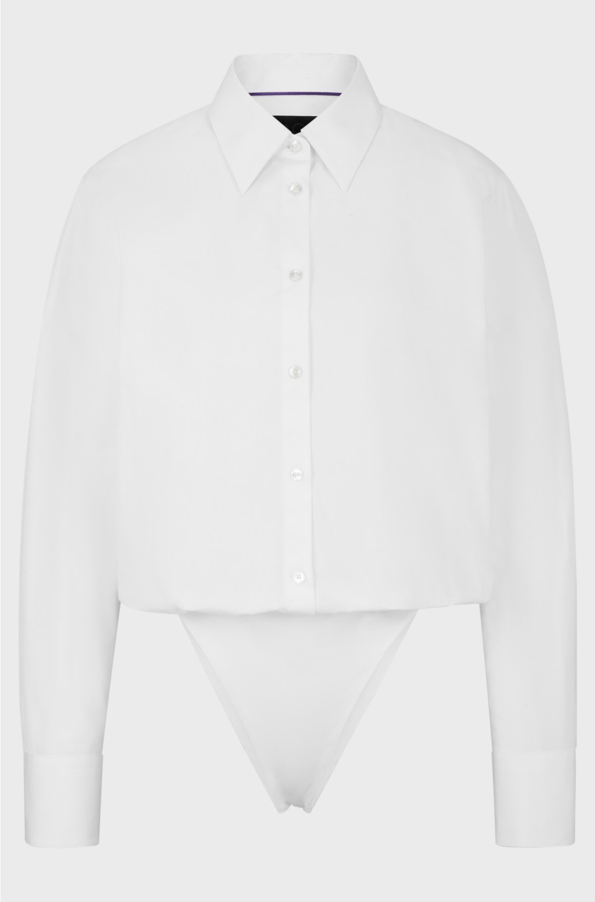 Naomi x BOSS cotton bodysuit , White
