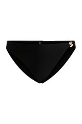 Fully lined bikini bottoms with Double B monogram, Black