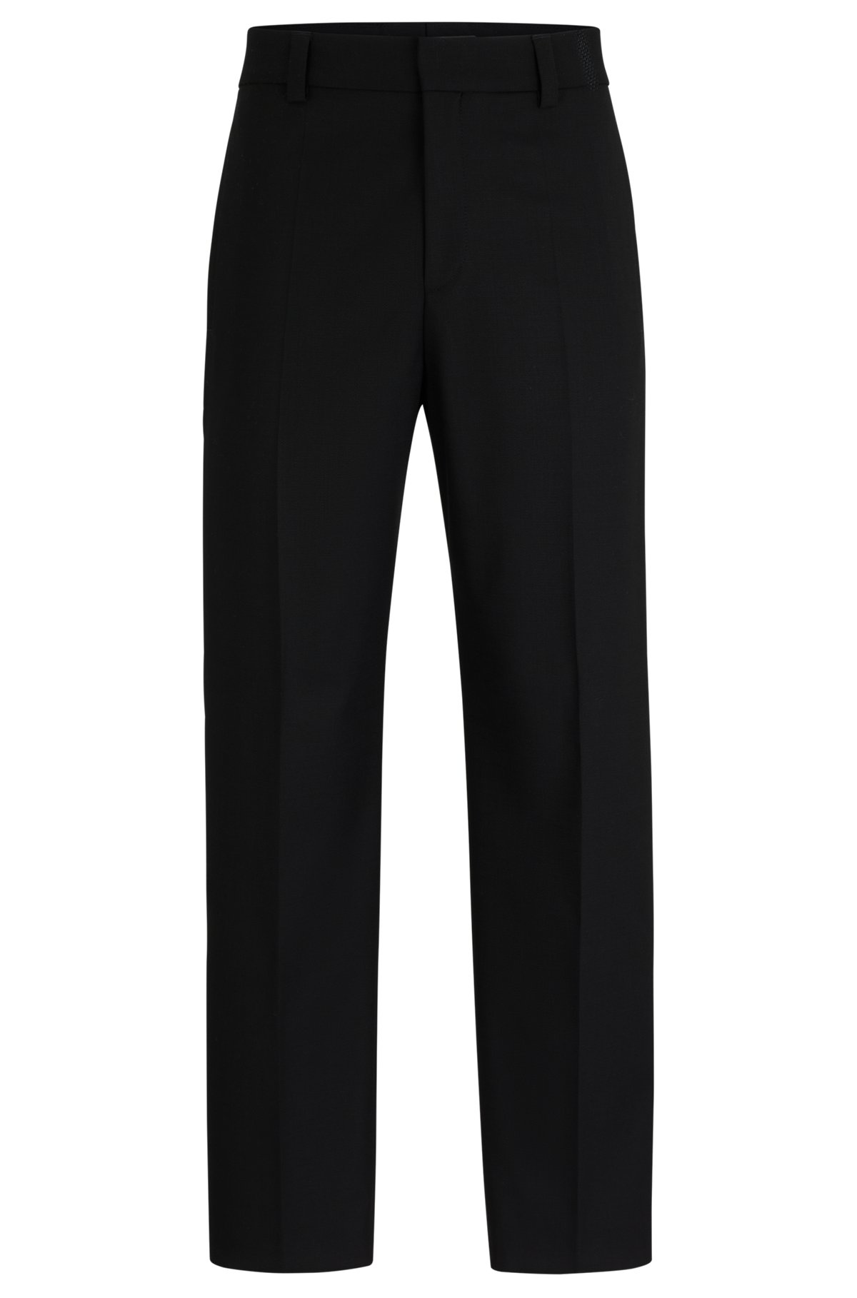 HUGO - HUGO x LJUBAV formal trousers in patterned stretch cloth