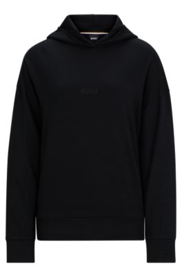 Black hoodie hugo boss online