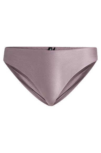 Bikini bottoms with 3D logo, Light Purple