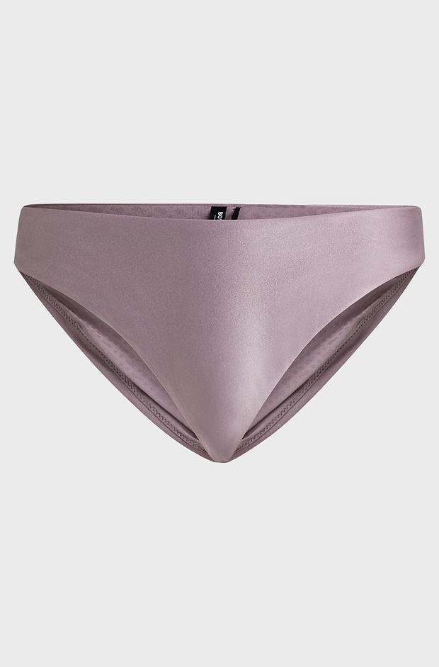 Bikini bottoms with 3D logo, Light Purple