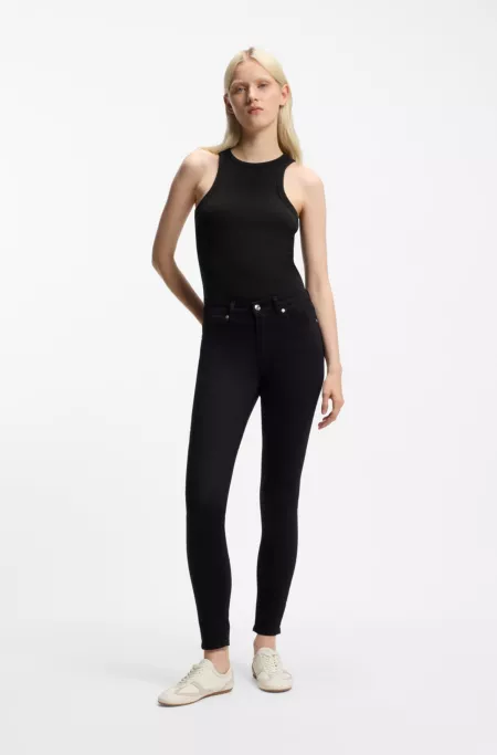 Débardeur Slim en coton stretch mélangé