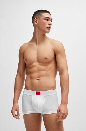 Calvin klein printing on underwear waistband, sweaty