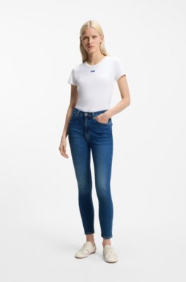 Hugo Skinny-fit jeans in medium-blue stretch denim dam – bild 2