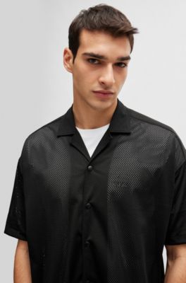 Chemises à manches courtes Noir HUGO BOSS | Hommes