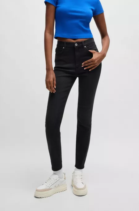 Jean Skinny en denim noir stretch