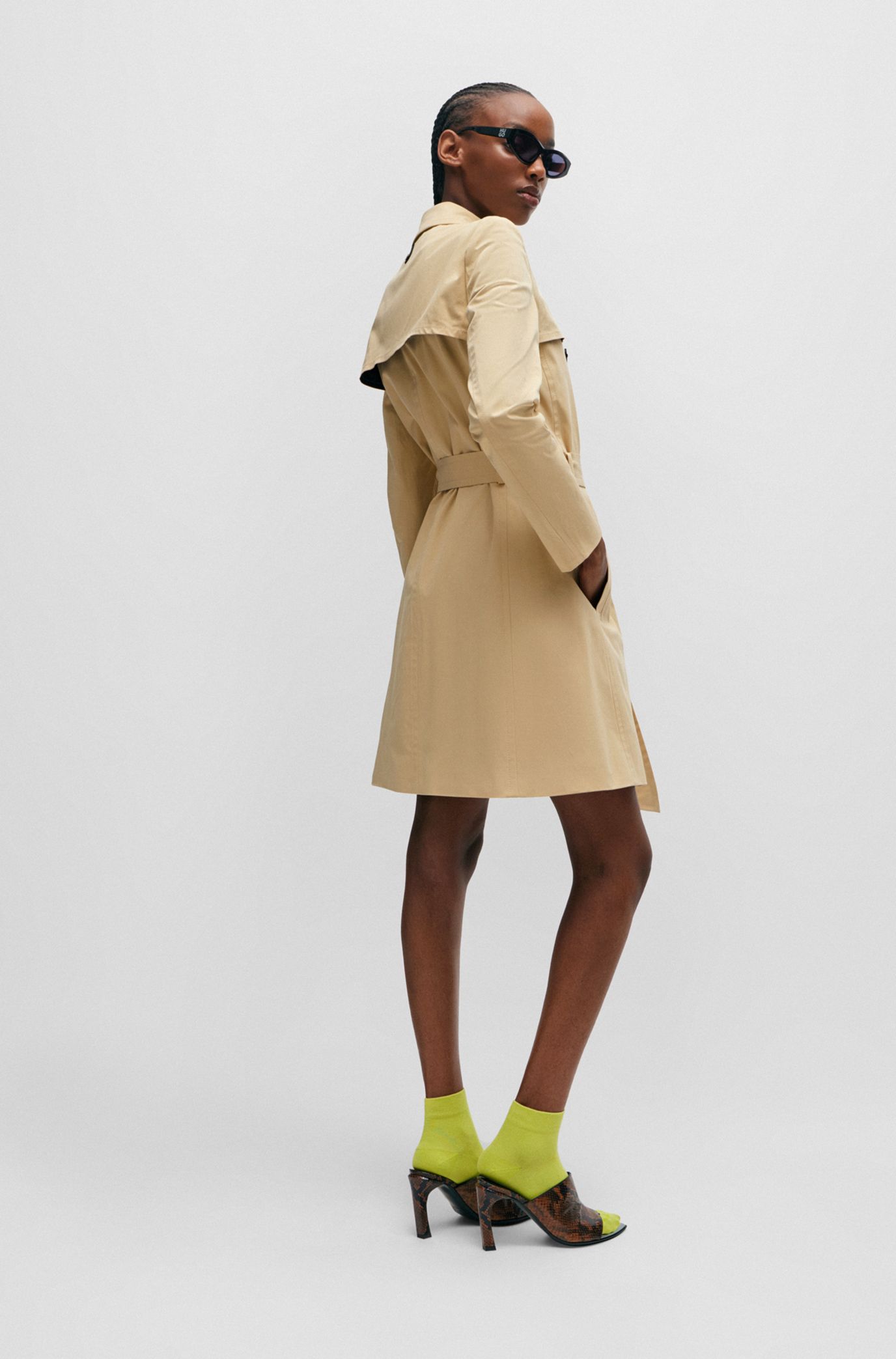 Hugo boss shop trench coat womens