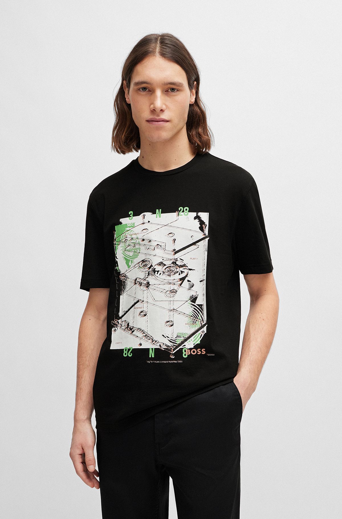 Print T-Shirts | Men | HUGO BOSS