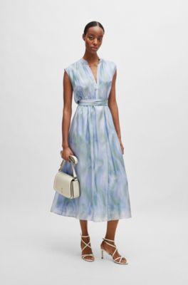 Elegant Blue Maxi Dresses for Women by HUGO BOSS