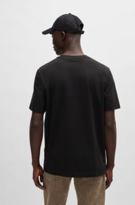BOSS Cottonjersey regularfit Tshirt with seasonal artwork