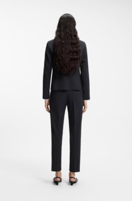 Hugo Single-breasted jacket in stretch fabric with notch lapels kavajer & blazers dam – bild 2