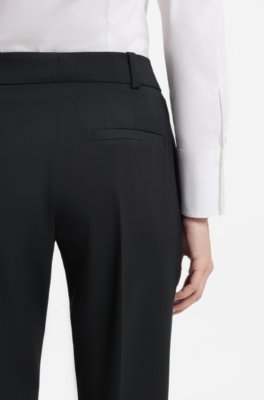 Hugo Slim-fit trousers with a cropped length kostymbyxor dam – bild 3