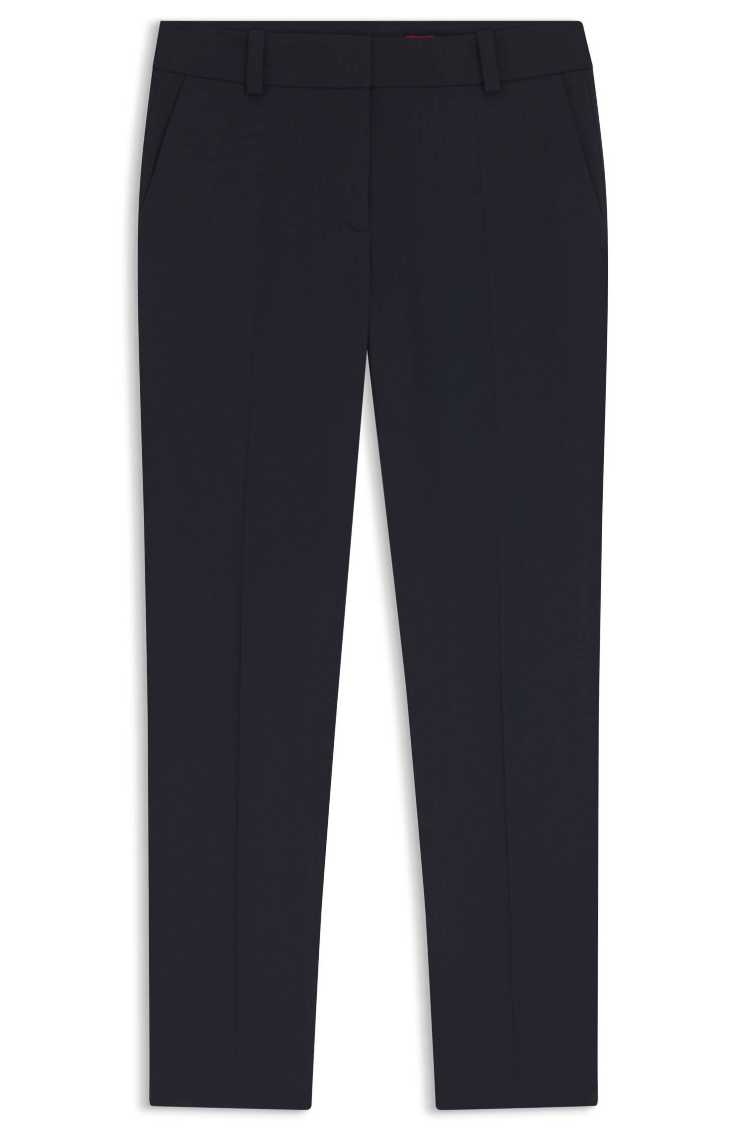 Hugo Slim-fit trousers with a cropped length byxor dam – bild 4