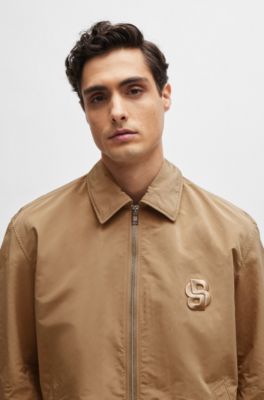 BOSS - はっ水 レギュラーフィットジャケット ダブルモノグラム 