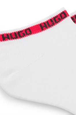Hugo Two-pack of ankle-length socks with logos övrigt herr – bild 4