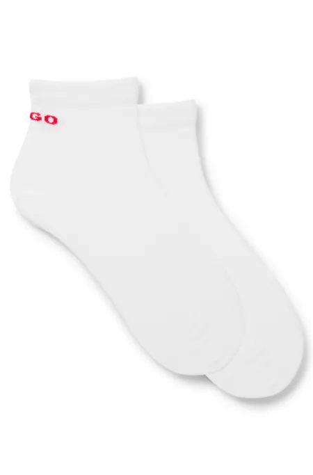 Lot de deux paires de chaussettes basses en coton mélangé