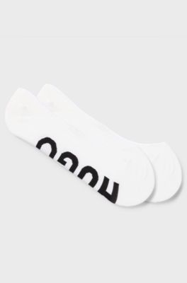 Zweierpack F&uuml;&szlig;linge mit Silikon-Ferse, White