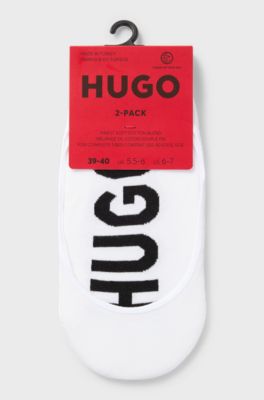 Zweierpack F&uuml;&szlig;linge mit Silikon-Ferse, White