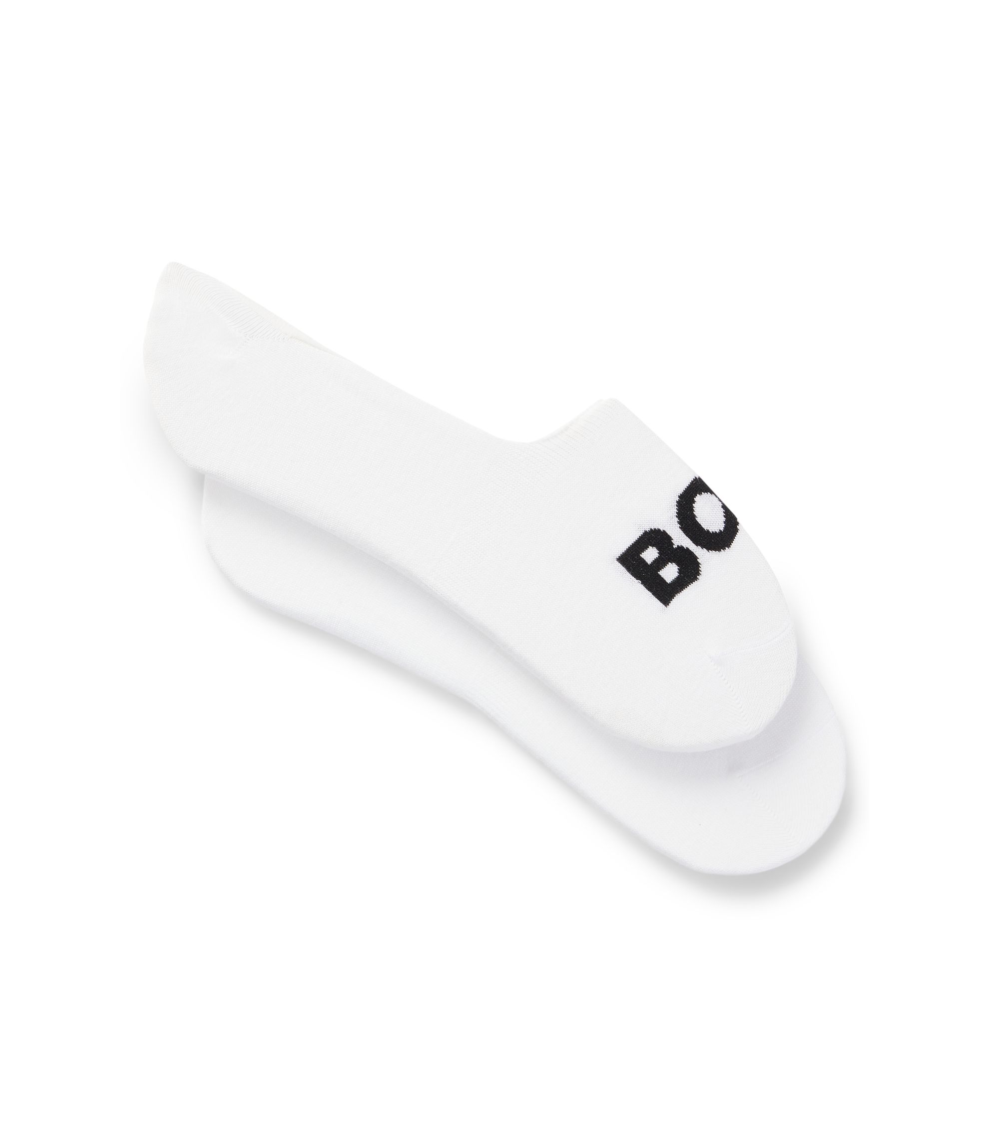 Füßlinge aus elastischem Baumwoll-Mix im Zweierpack