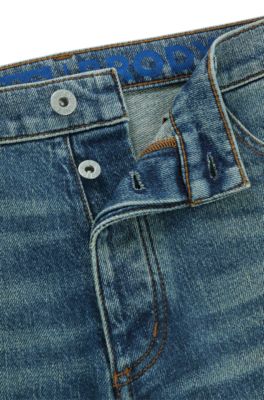 Hugo Jeans All Over Pattern Light Blue main image 1