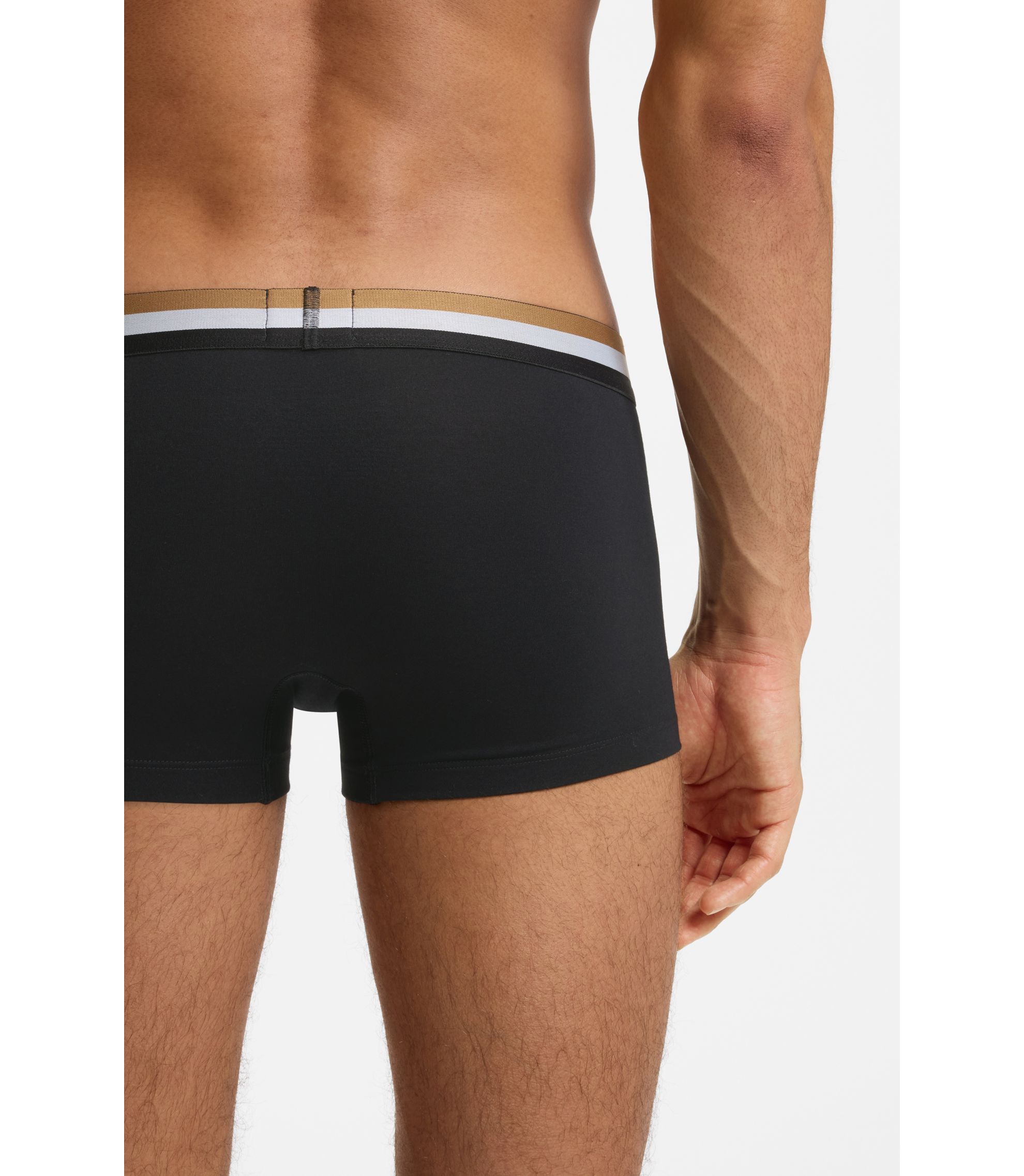 BOSS - ボクサーパンツ3枚セット コットンブレンド - ブラック