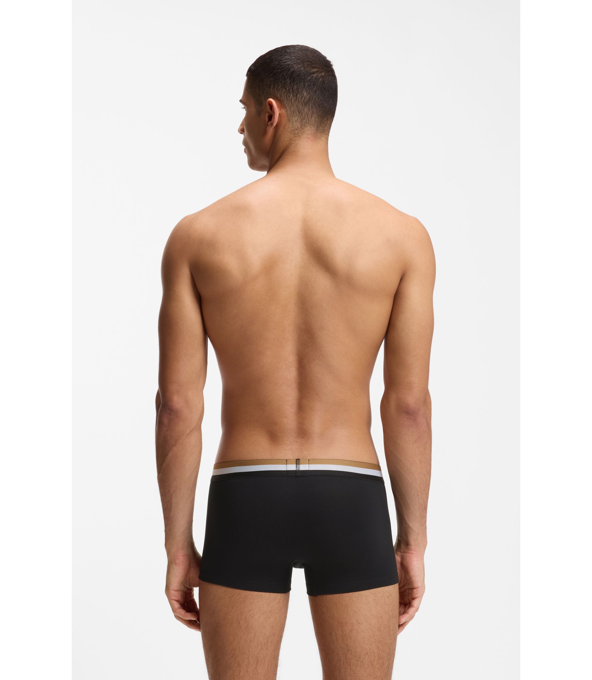 BOSS - ボクサーパンツ3枚セット コットンブレンド - ブラック