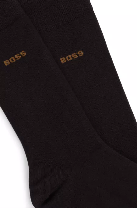 Two-pack of regular-length cotton-blend socks