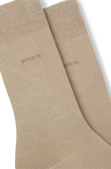 Two-pack of regular-length socks in a cotton blend