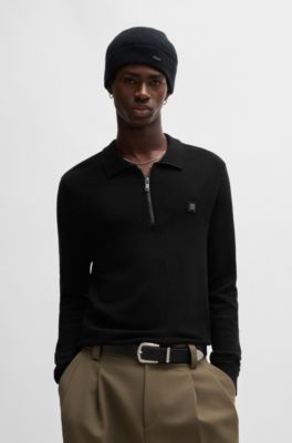 トップス NAMACHEKO knit polo shirt Polo Knit in Blue Nero – SVRN