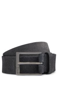 Hugo boss blue suede on sale belt