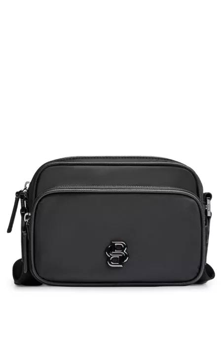 BOSS SELECTED BY SHOHEI OHTANI Crossbody bag with Double B monogram