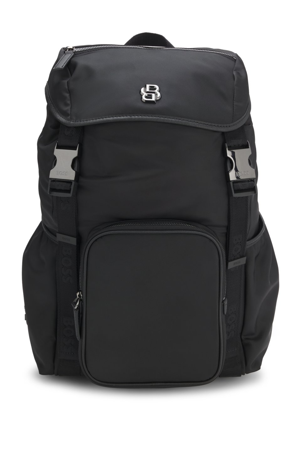 Twill backpack with Double B monogram