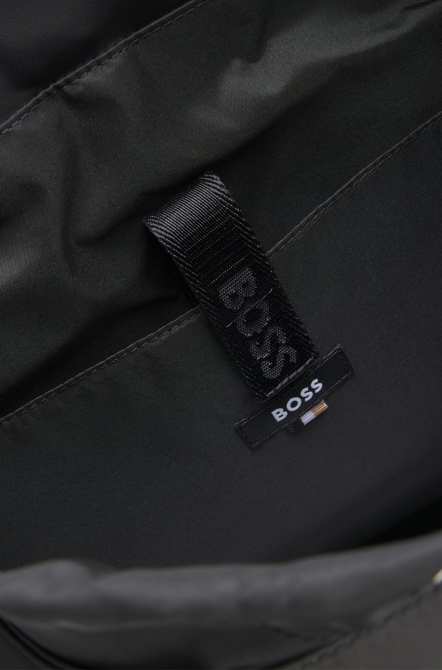 Boss Twill backpack with Double B monogram ryggsäckar herr – bild 2