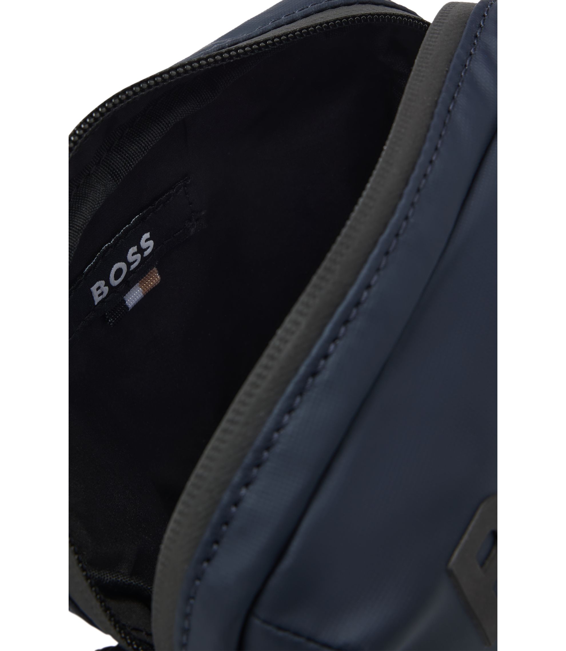 HUGO BOSSブルーMenレポーターバッグ