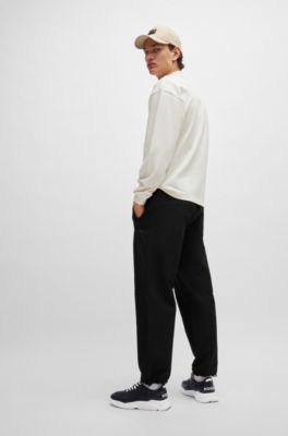 Running-inspired trainers with contrast details, Dark Grey