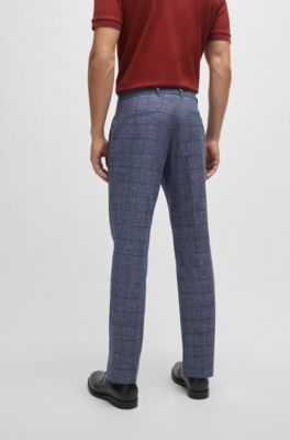 Buy hugo boss check trousers Online Sale