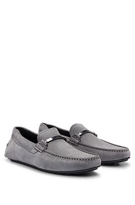 Hugo boss deals mens suede loafers