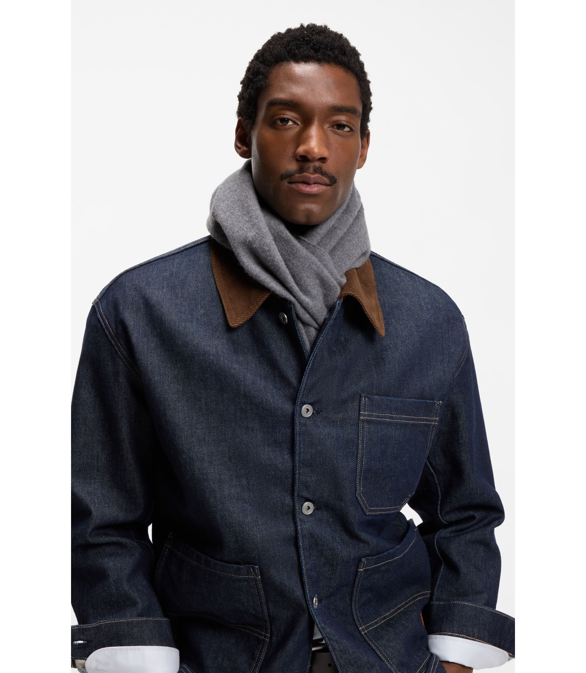 BOSS イタリア製マフラー ウール ロゴパッチ hbeu50517218_029_340?wid=1980&