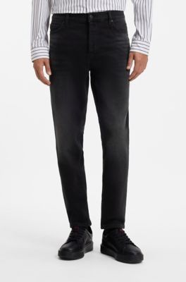 Tapered jeans, Black
