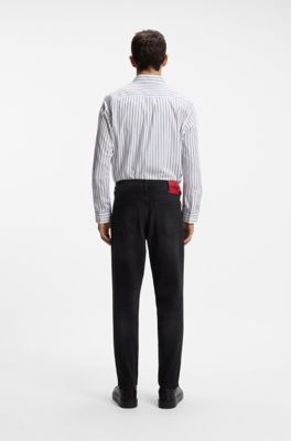 Tapered jeans, Black