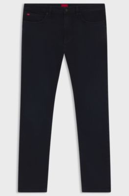 Extra Slim-Fit Jeans aus schwarzblauem Denim, Dunkelblau