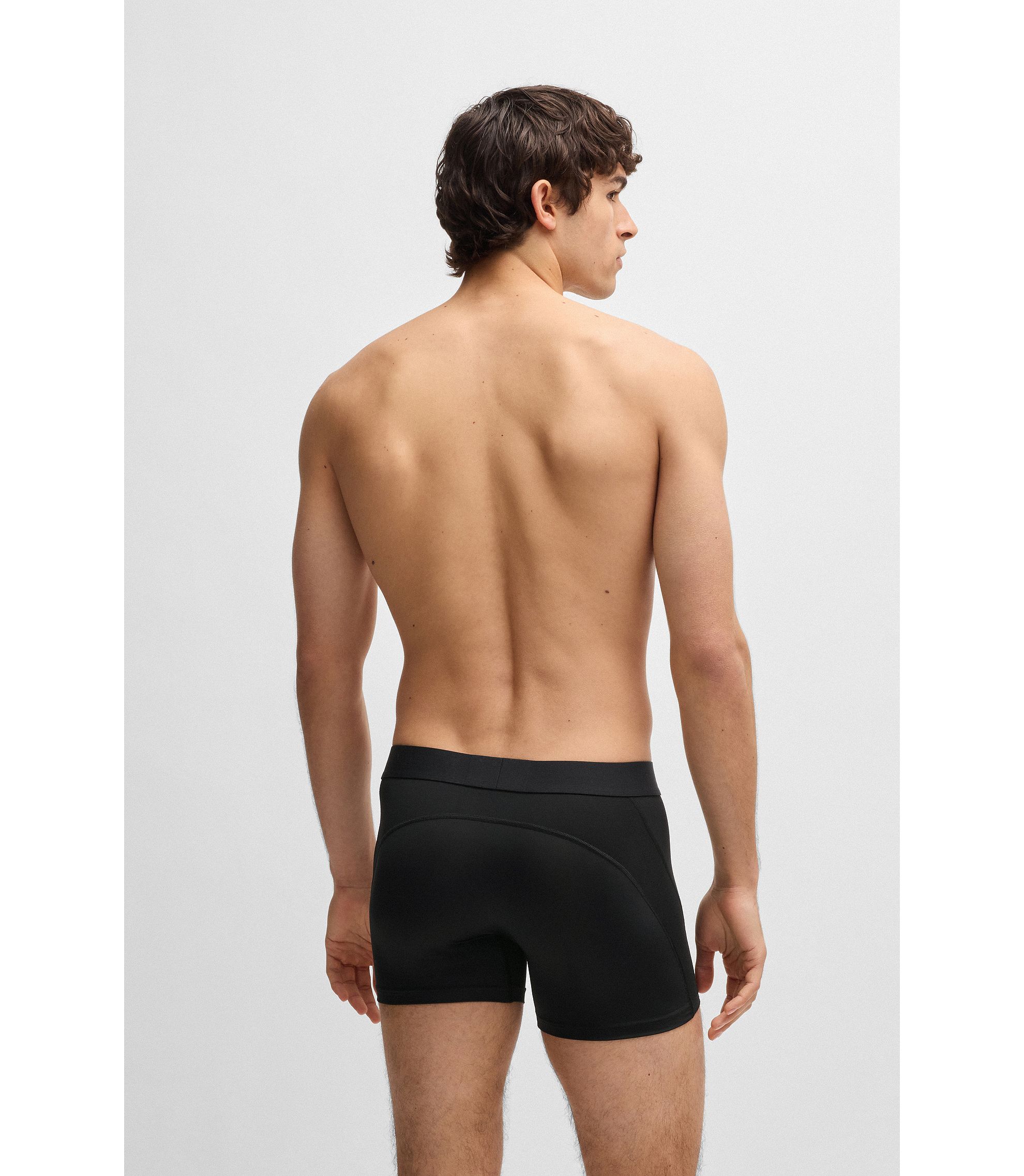 BOSS - ロングボクサーパンツ3枚セット アクティブストレッチ BOSS - ロングボクサーパンツ3枚セット アクティブストレッチ