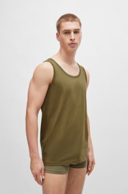3 Débardeurs BOSS Homme - 100% Coton, Coupe Classique