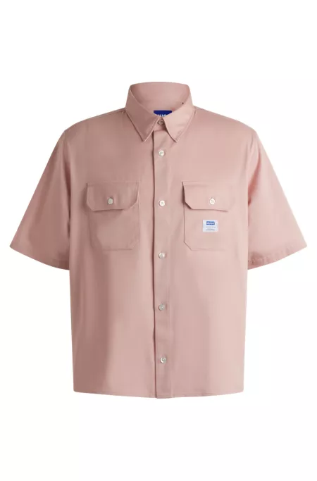 Chemise Oversize en twill de coton