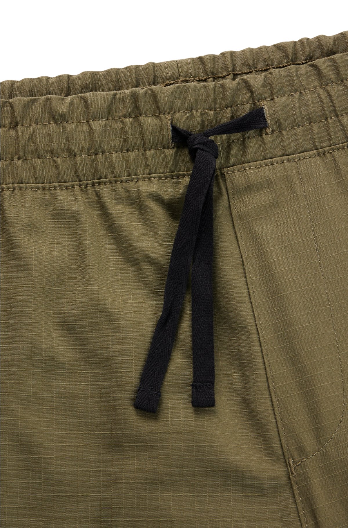 Relaxed-fit cargo trousers in structured cotton, Khaki